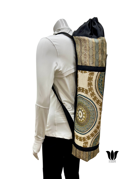 Kalahari Compass | Red Zipper Yoga Mat Bag