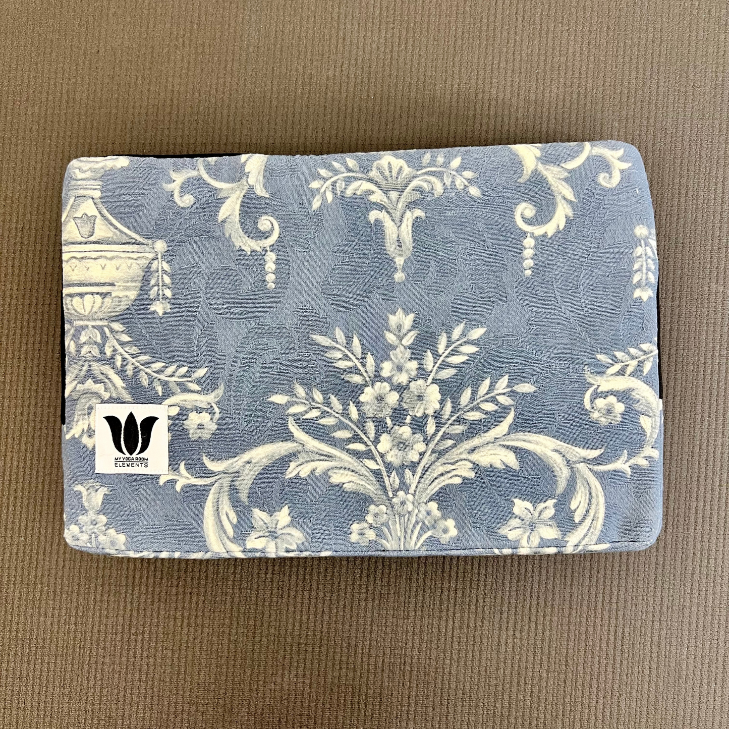 yoga pilates workout fabric covered block handcrafted in canada