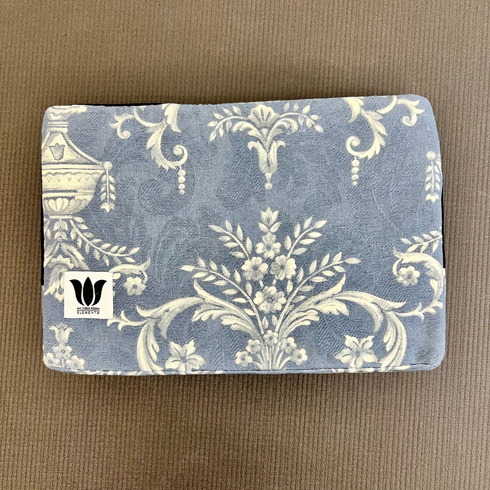 yoga pilates workout fabric covered block handcrafted in canada