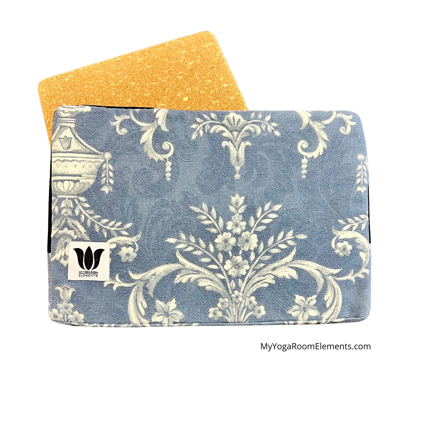 yoga pilates workout fabric covered block handcrafted in canada