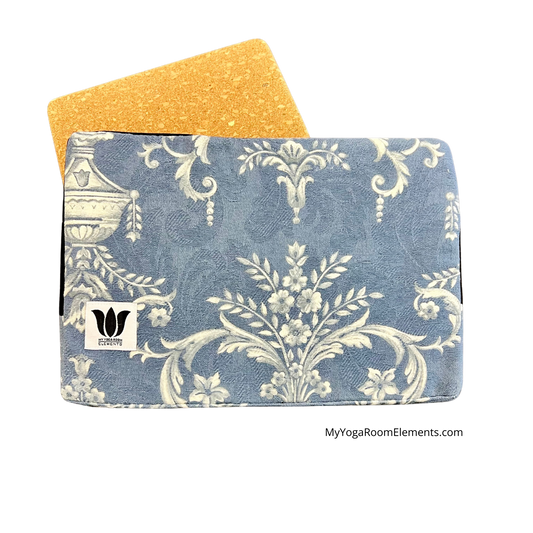 yoga pilates workout fabric covered block handcrafted in canada