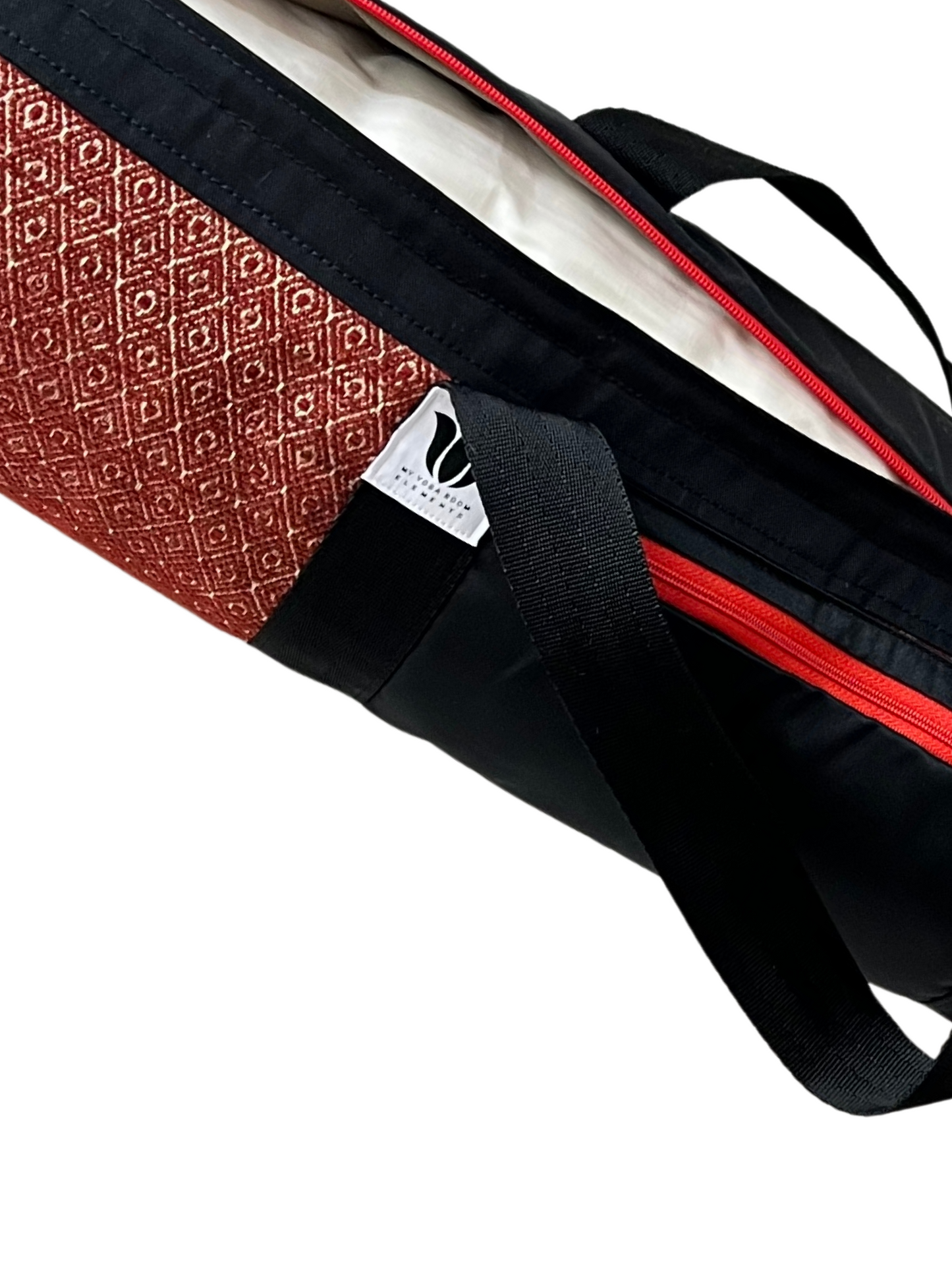 Red Zipper Yoga Mat Bag | Royal Claret