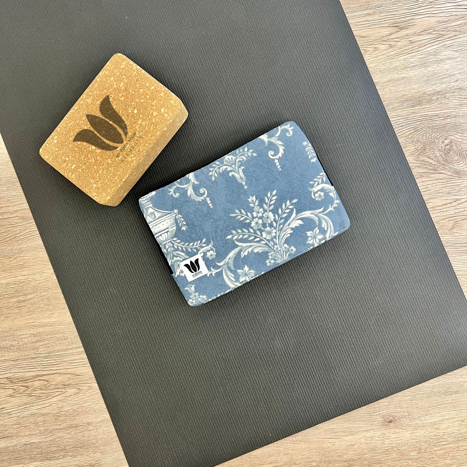 yoga pilates workout fabric covered block handcrafted in canada