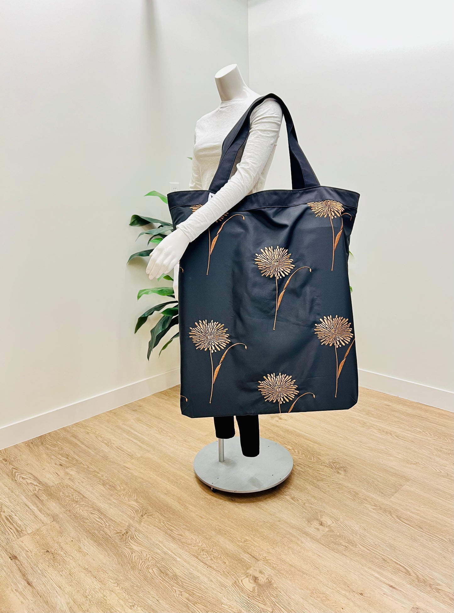 Yoga Tote | Bronze Flower