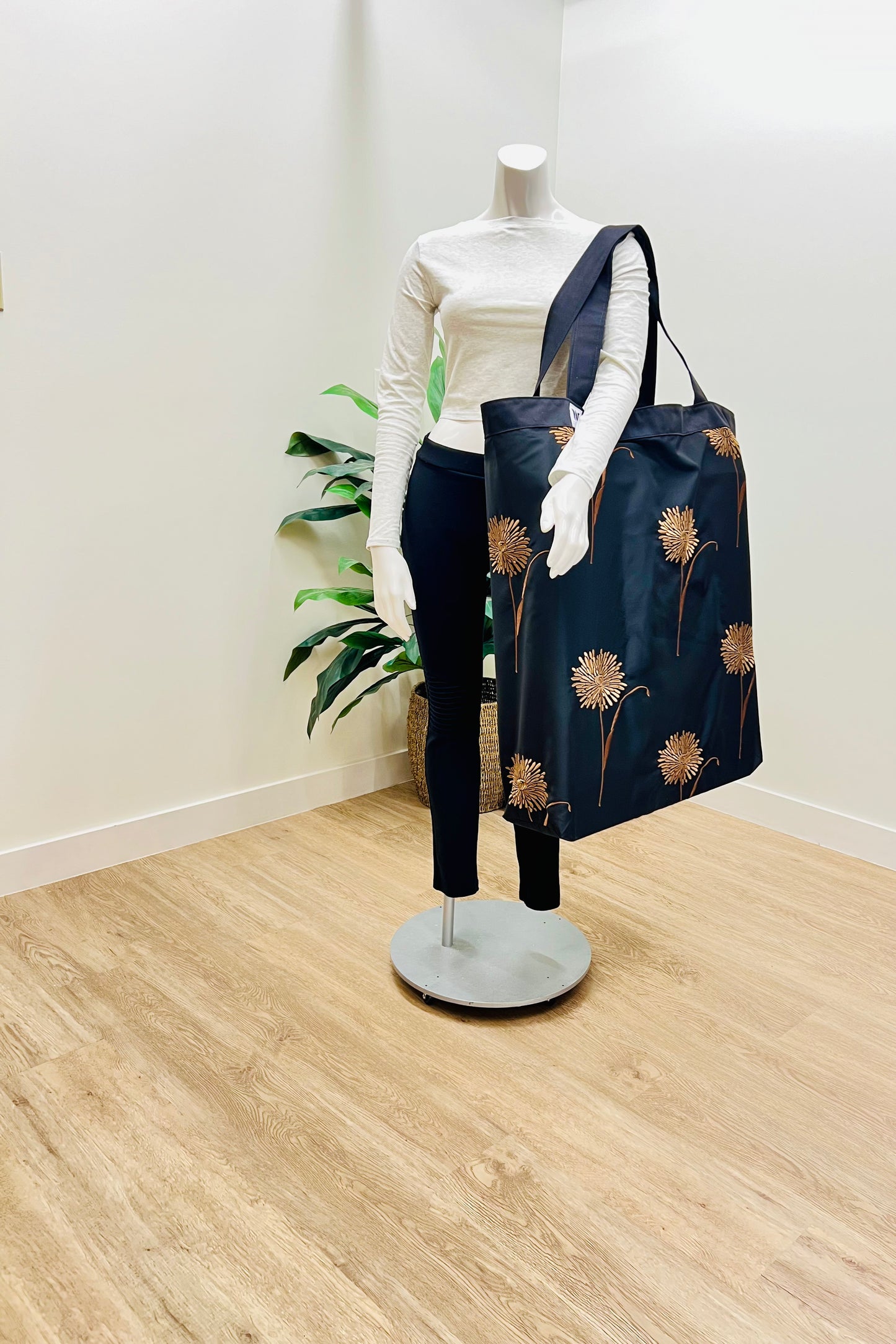Yoga Tote | Bronze Flower