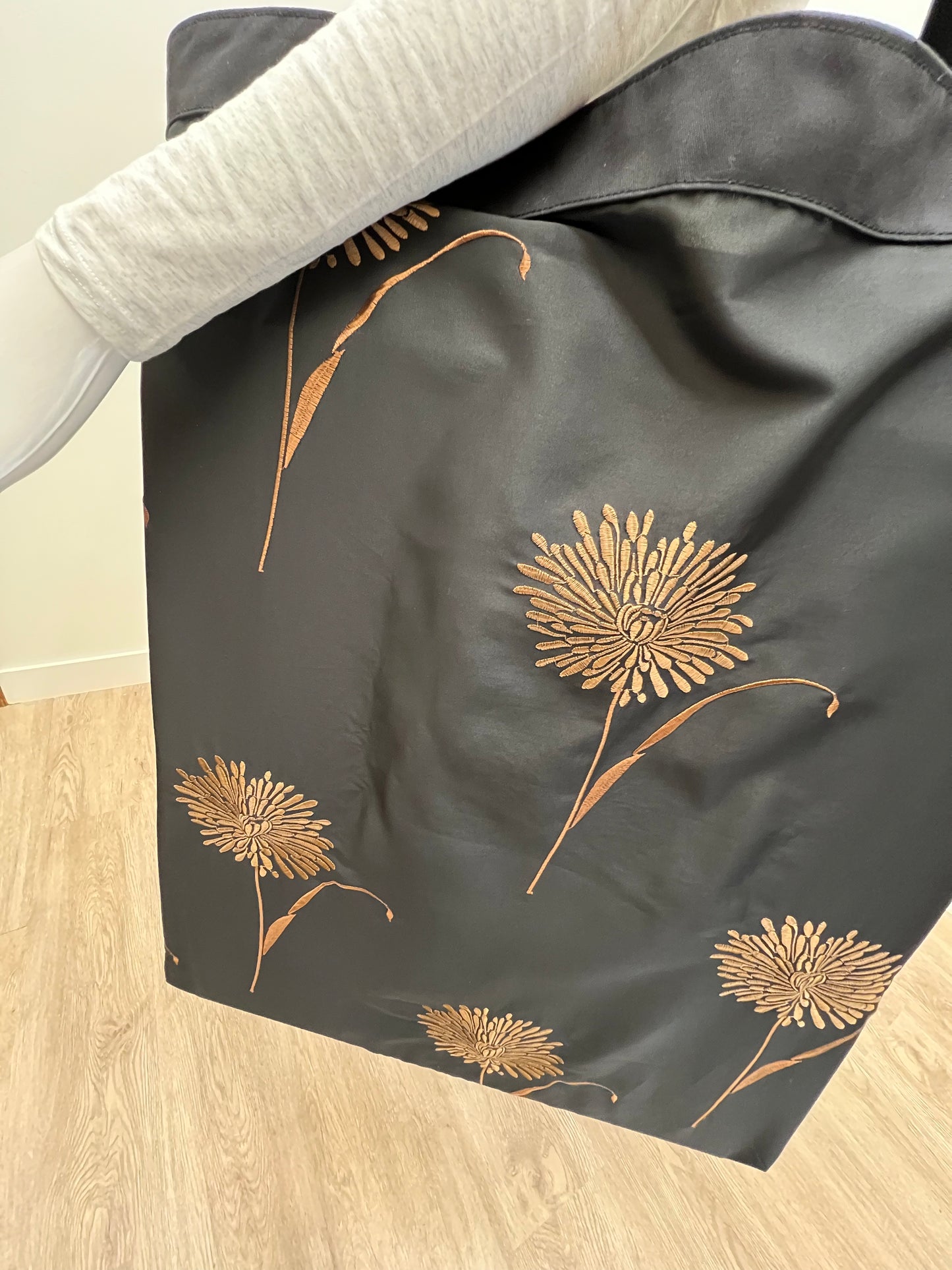 Yoga Tote | Bronze Flower