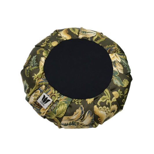 Meditation Cushion | Green Floral
