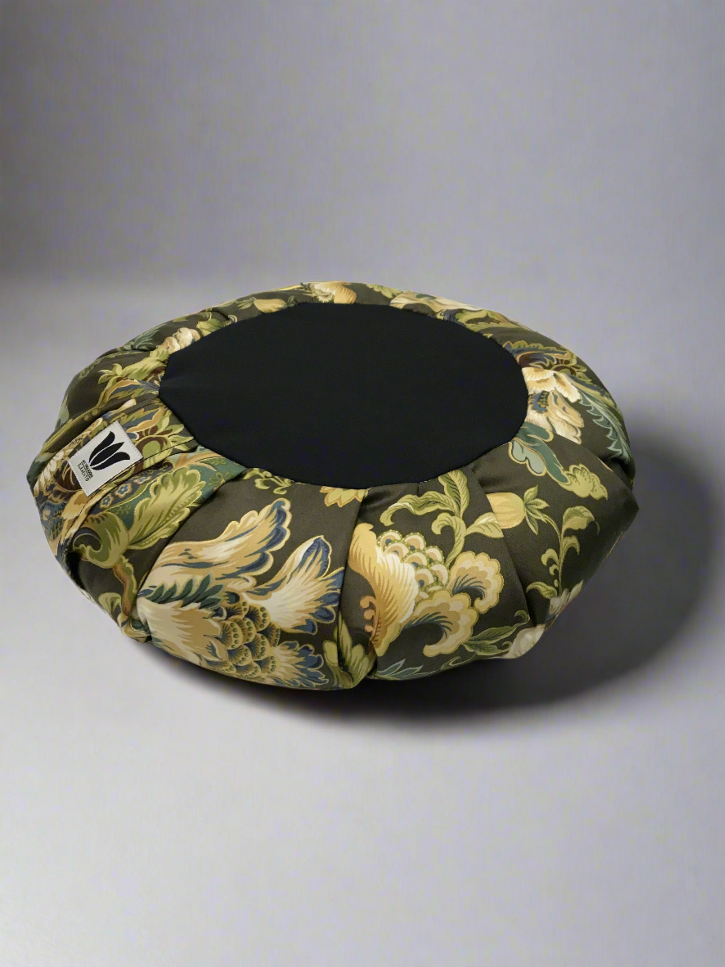 Meditation Cushion | Green Floral