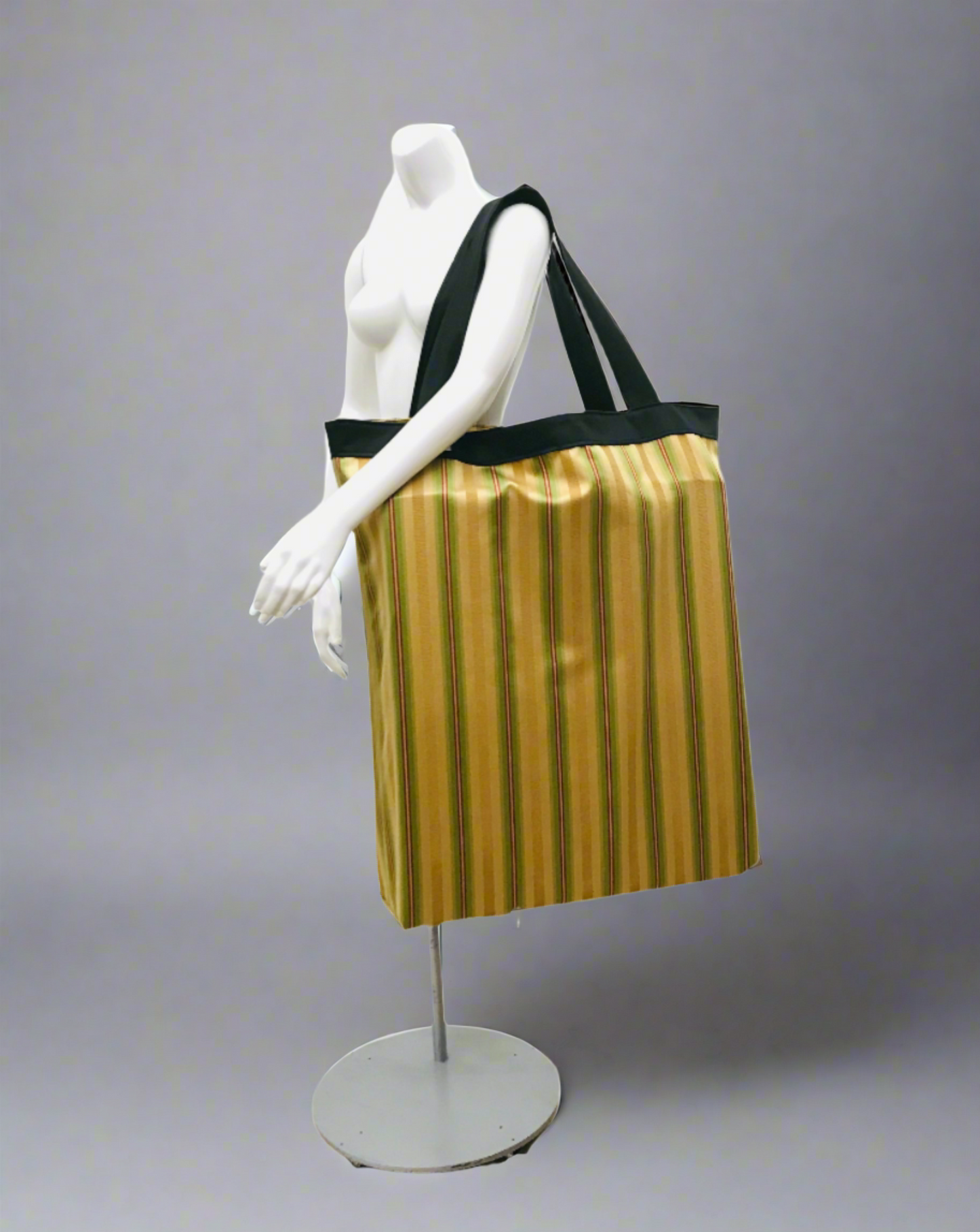 Yoga Tote | Gold Stripe