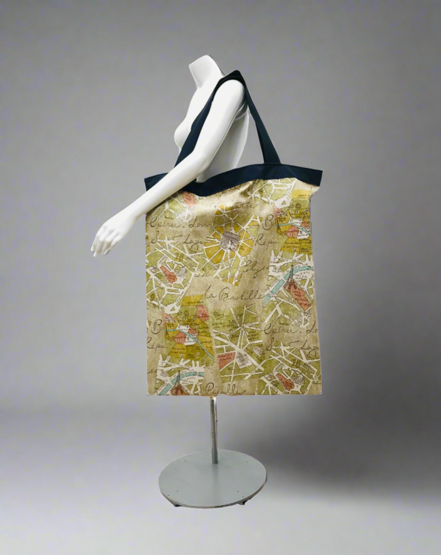 Yoga Tote | France Scape Map Graphic