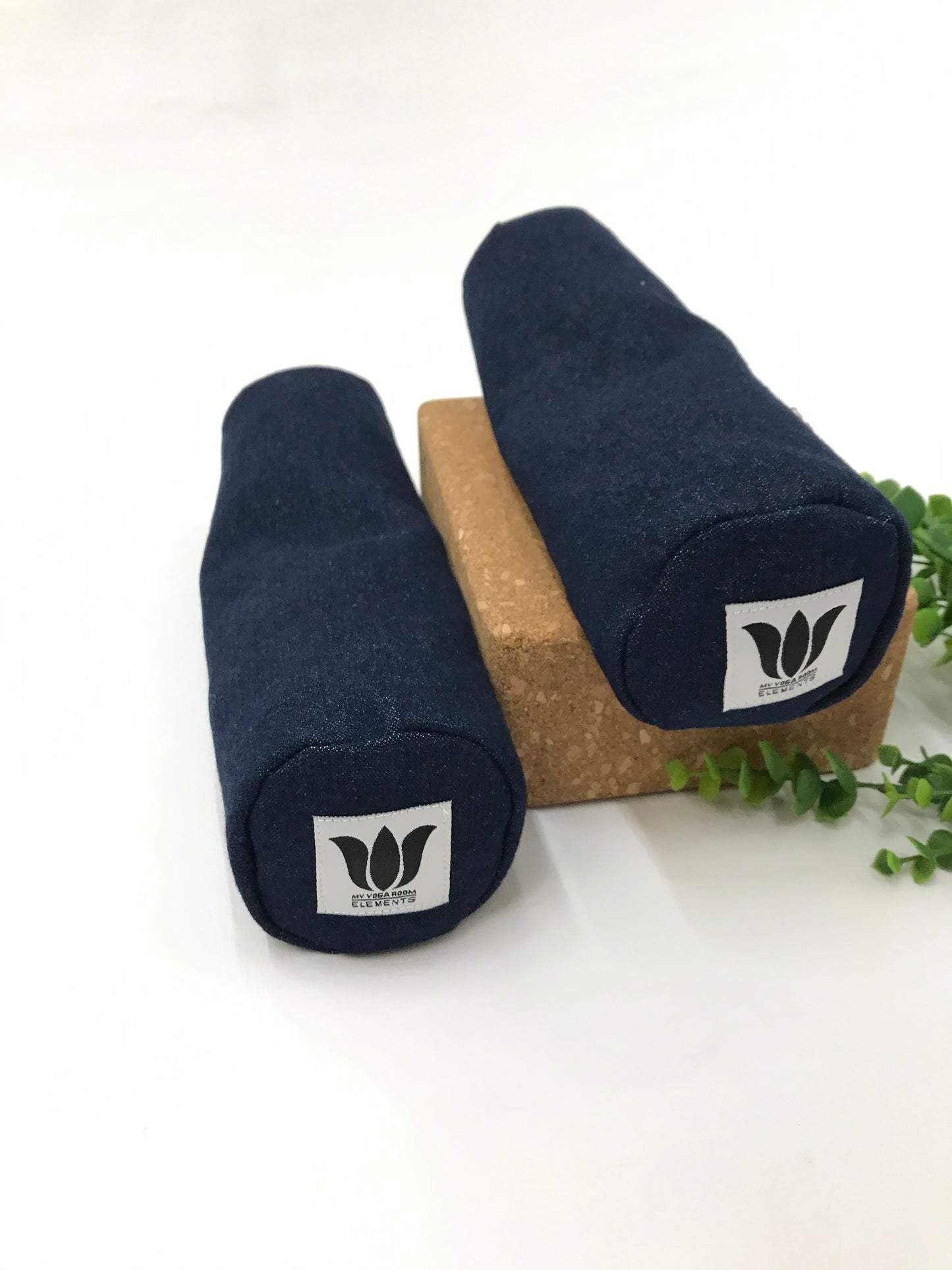 Mini Bolsters | Blue Denim