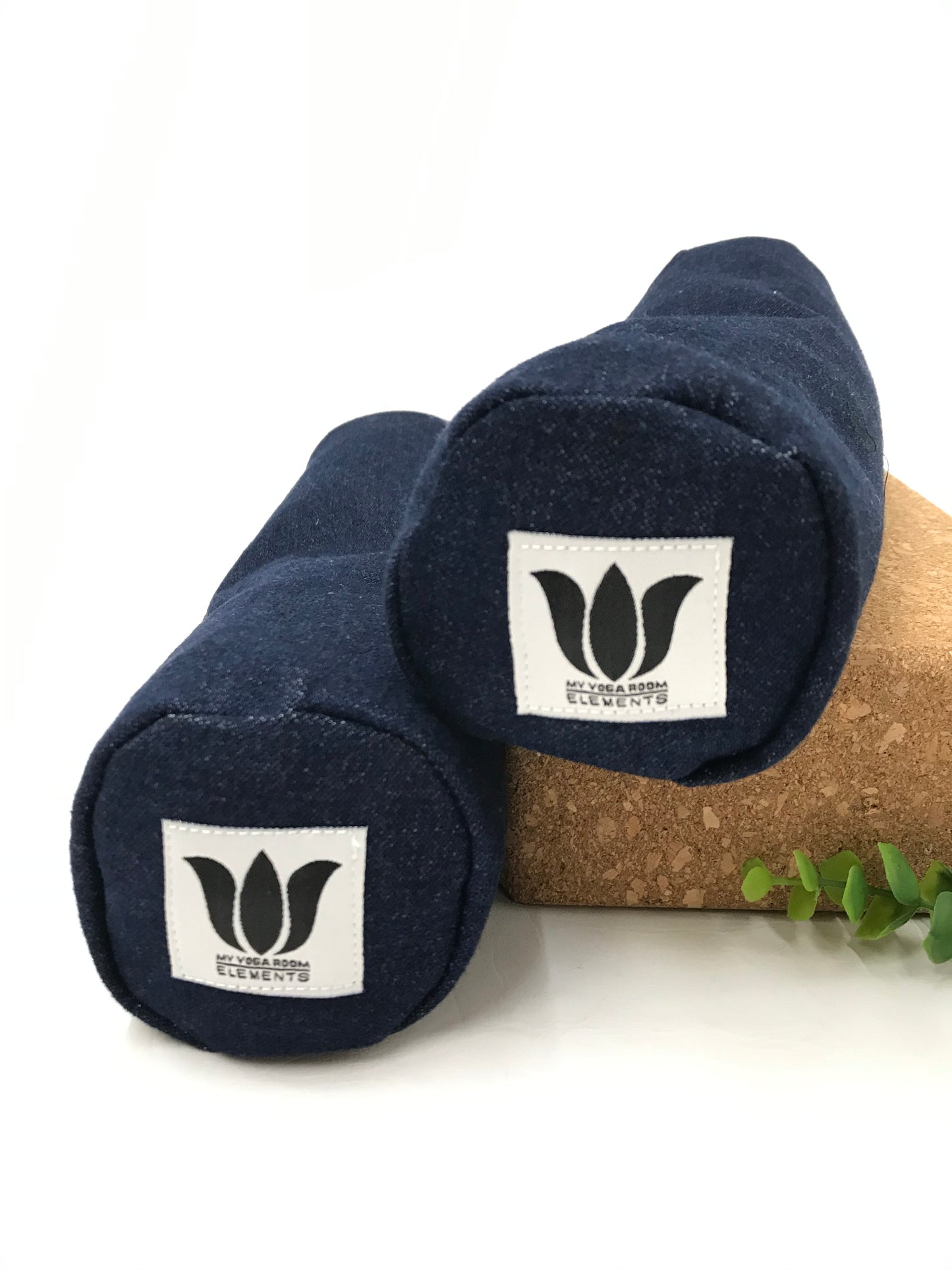 Mini Bolsters | Blue Denim