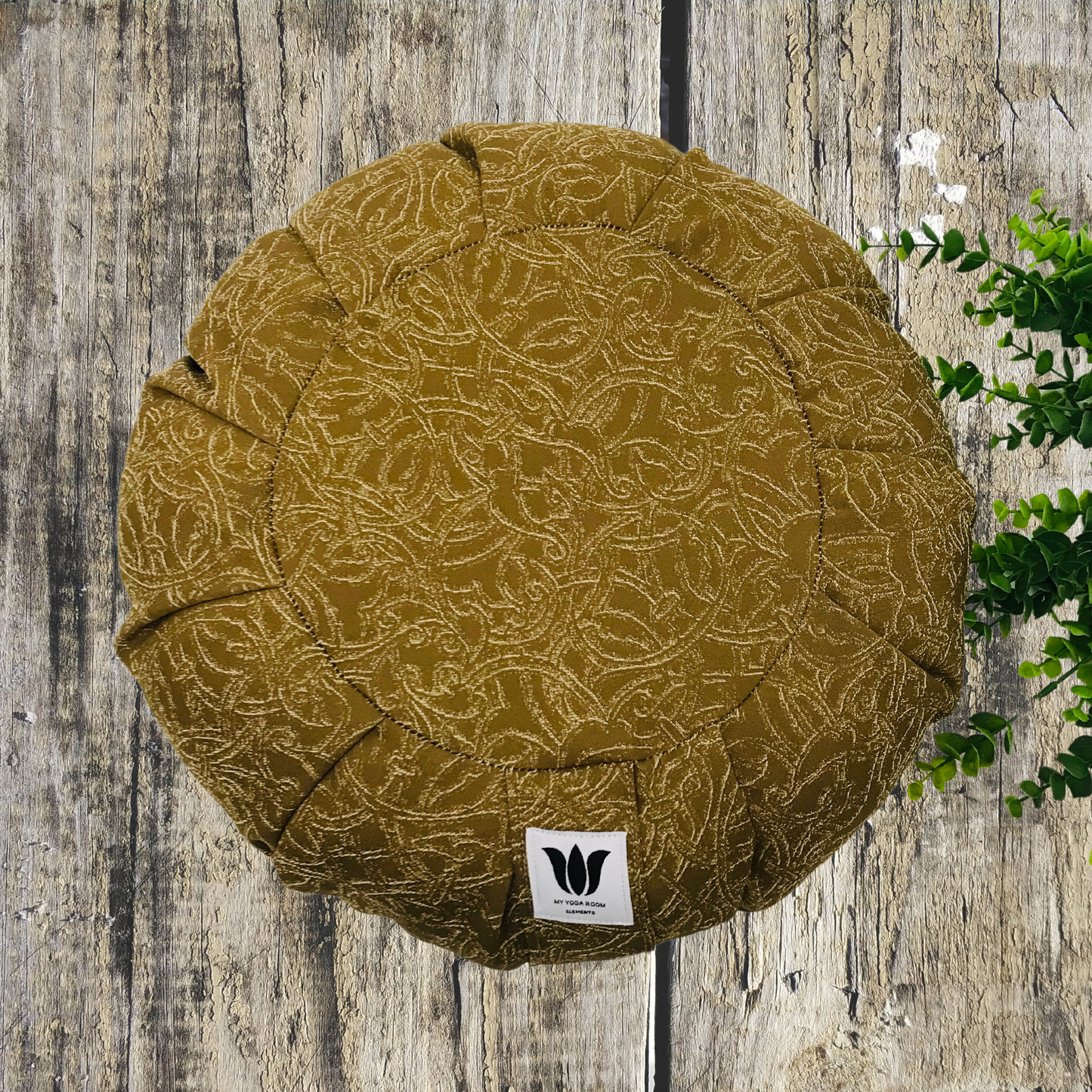 Meditation Seat Gold Script Lifestyle Image 4 My Yoga Room Elements