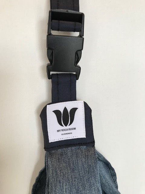 Turn your infinity scarf into a support for your meditation practice, quick snap and adjust to align the spine and sit in comfort. Created by My Yoga Room Elements and produced in Canada