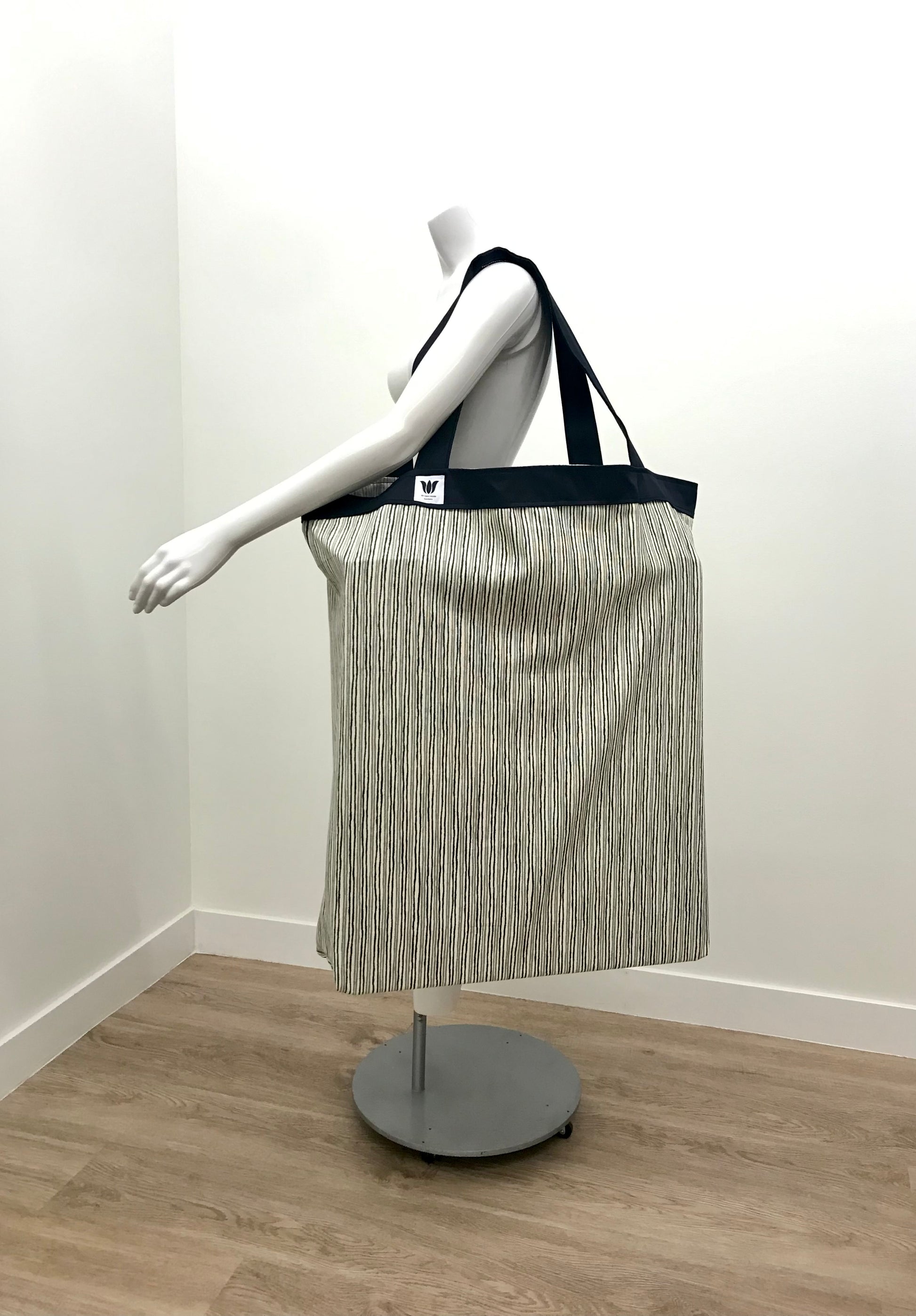 Yoga Tote in sturdy cotton canvas to carry and or store yoga props for yoga practice. Made in Canada by My Yoga Room Elements