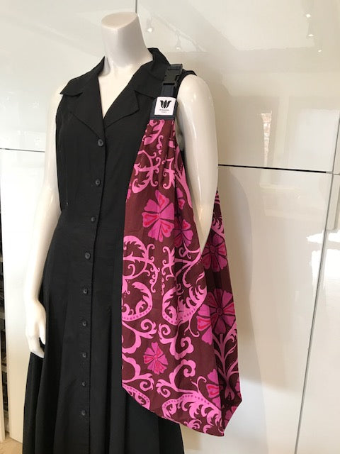 Turn your infinity scarf into a support for your meditation practice, quick snap and adjust to align the spine and sit in comfort. Created by My Yoga Room Elements and produced in Canada . Pink Floral Print