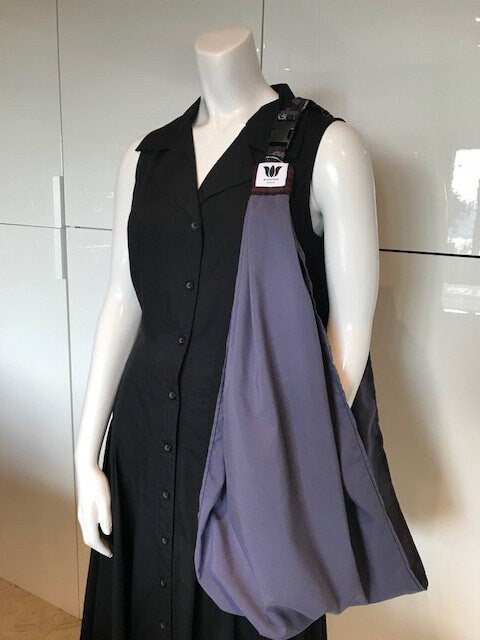 Turn your infinity scarf into a support for your meditation practice, quick snap and adjust to align the spine and sit in comfort. Created by My Yoga Room Elements and produced in Canada. Solid Purple