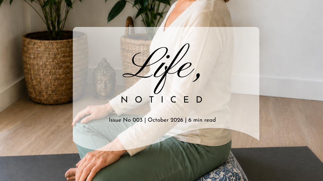 a person reflecting on life while sitting on a meditation cushion