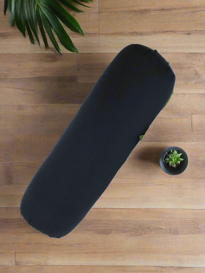 Round Yoga Bolster | Navy Blue Solid