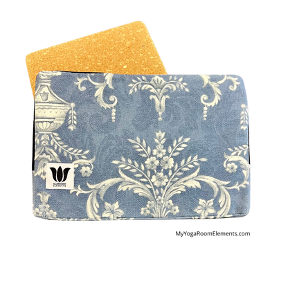 yoga pilates workout fabric covered block handcrafted in canada