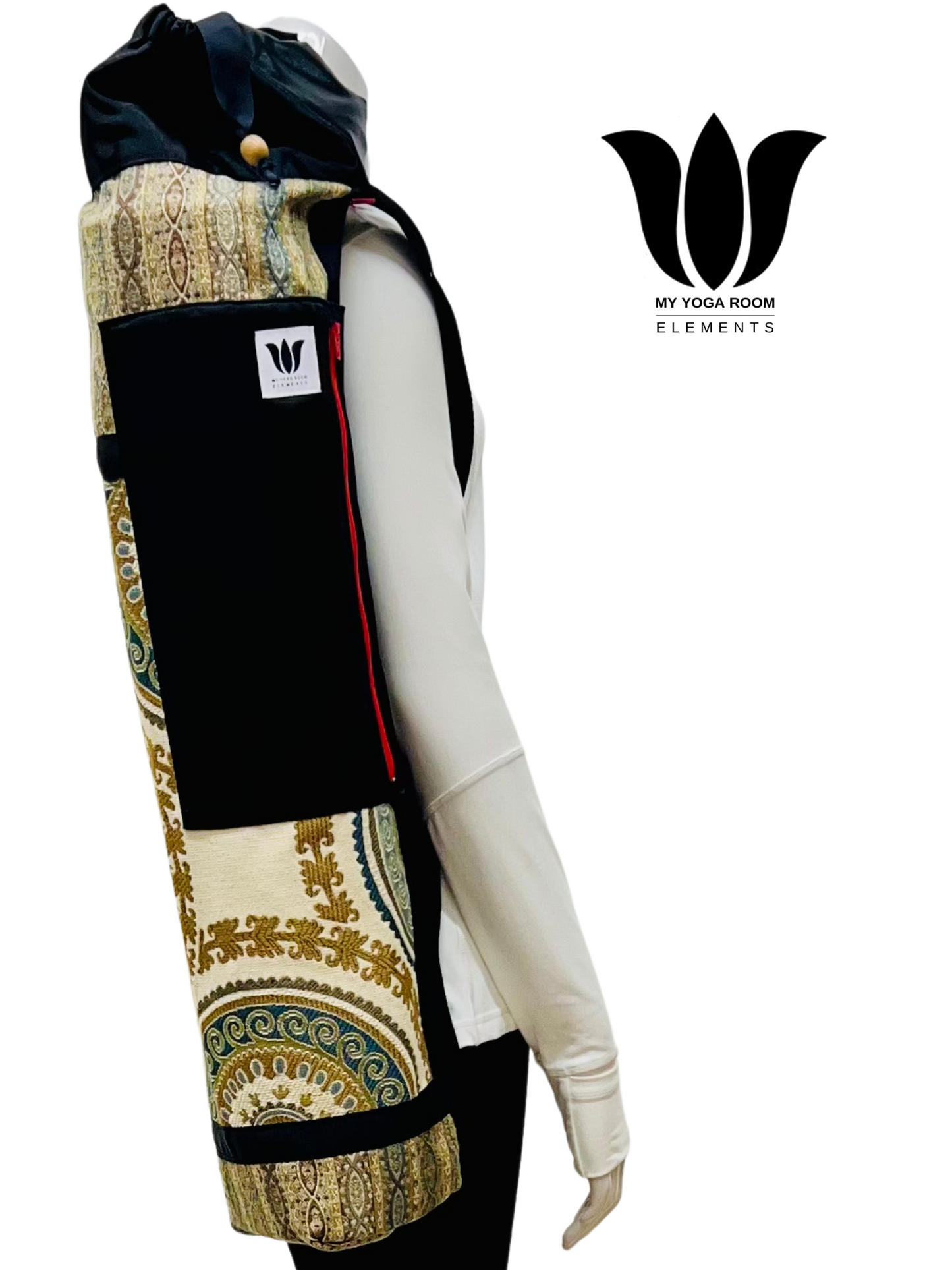 Kalahari Compass | Red Zipper Yoga Mat Bag