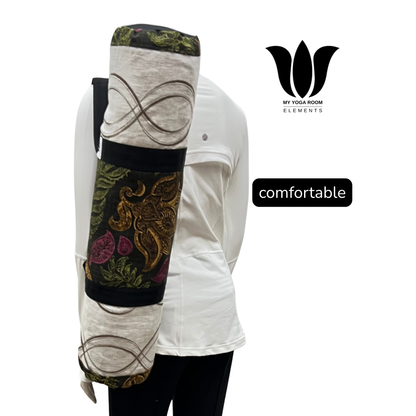 Red Zipper Yoga Mat Bag | Tapini Linen