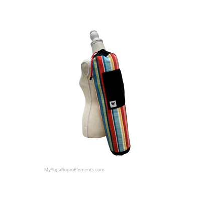 Red Zipper Yoga Mat Bag | Feldstead Stripe