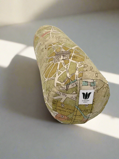 Round Yoga Bolster | Green France Scape