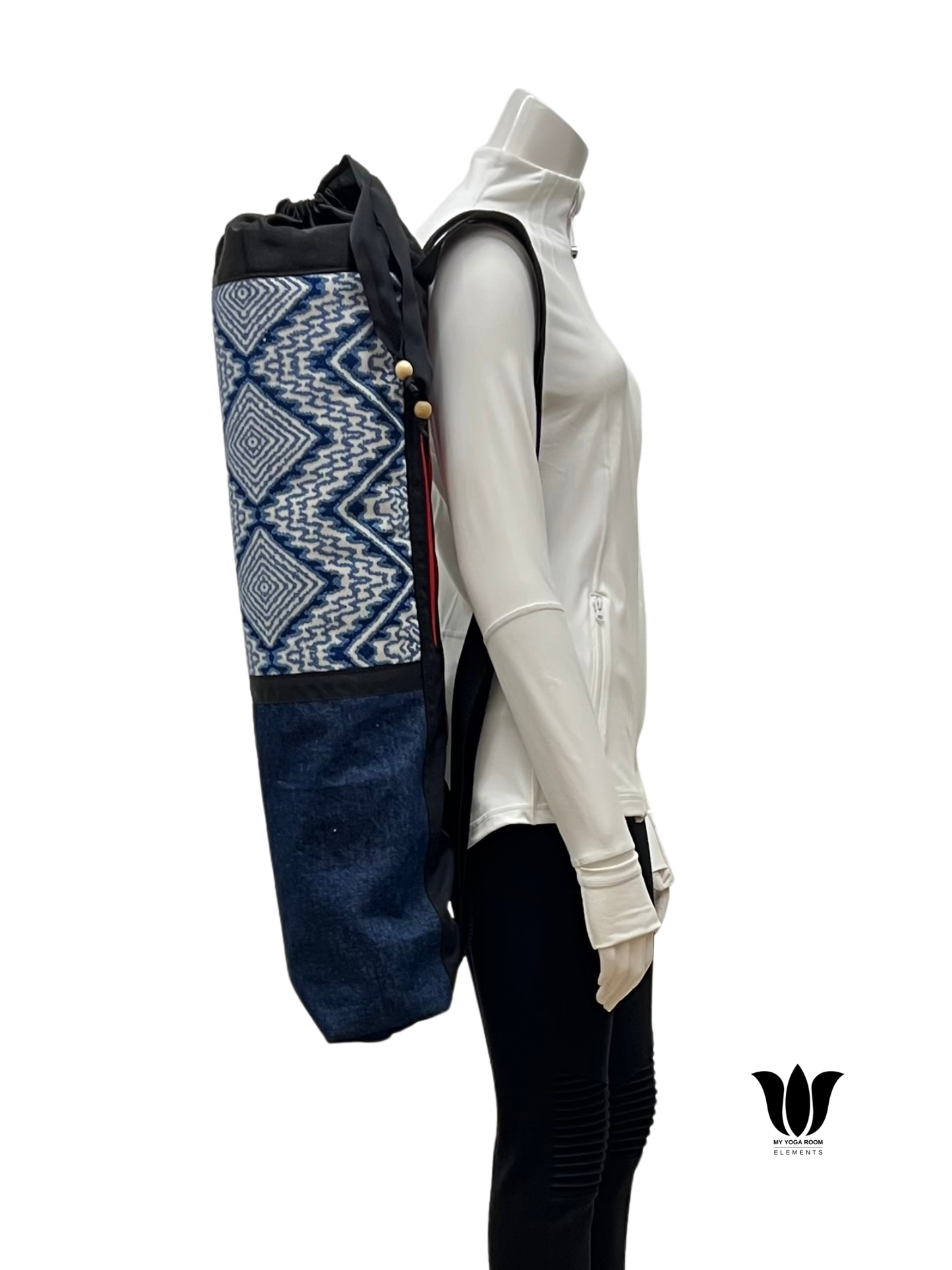 Red Zipper Yoga Mat Bag | Yucatan Azul