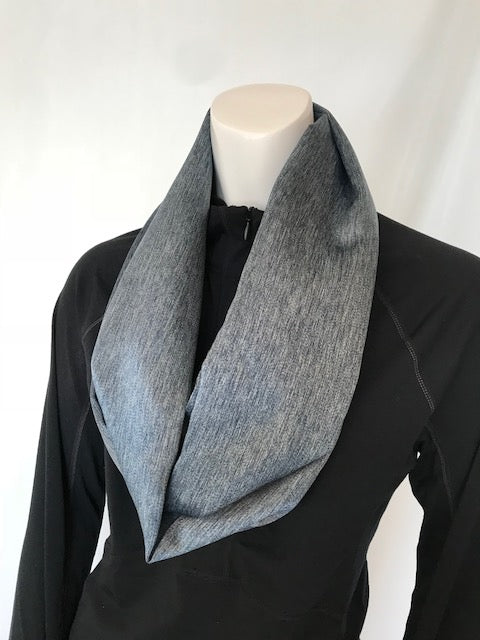 Turn your infinity scarf into a support for your meditation practice, quick snap and adjust to align the spine and sit in comfort. Created by My Yoga Room Elements and produced in Canada 