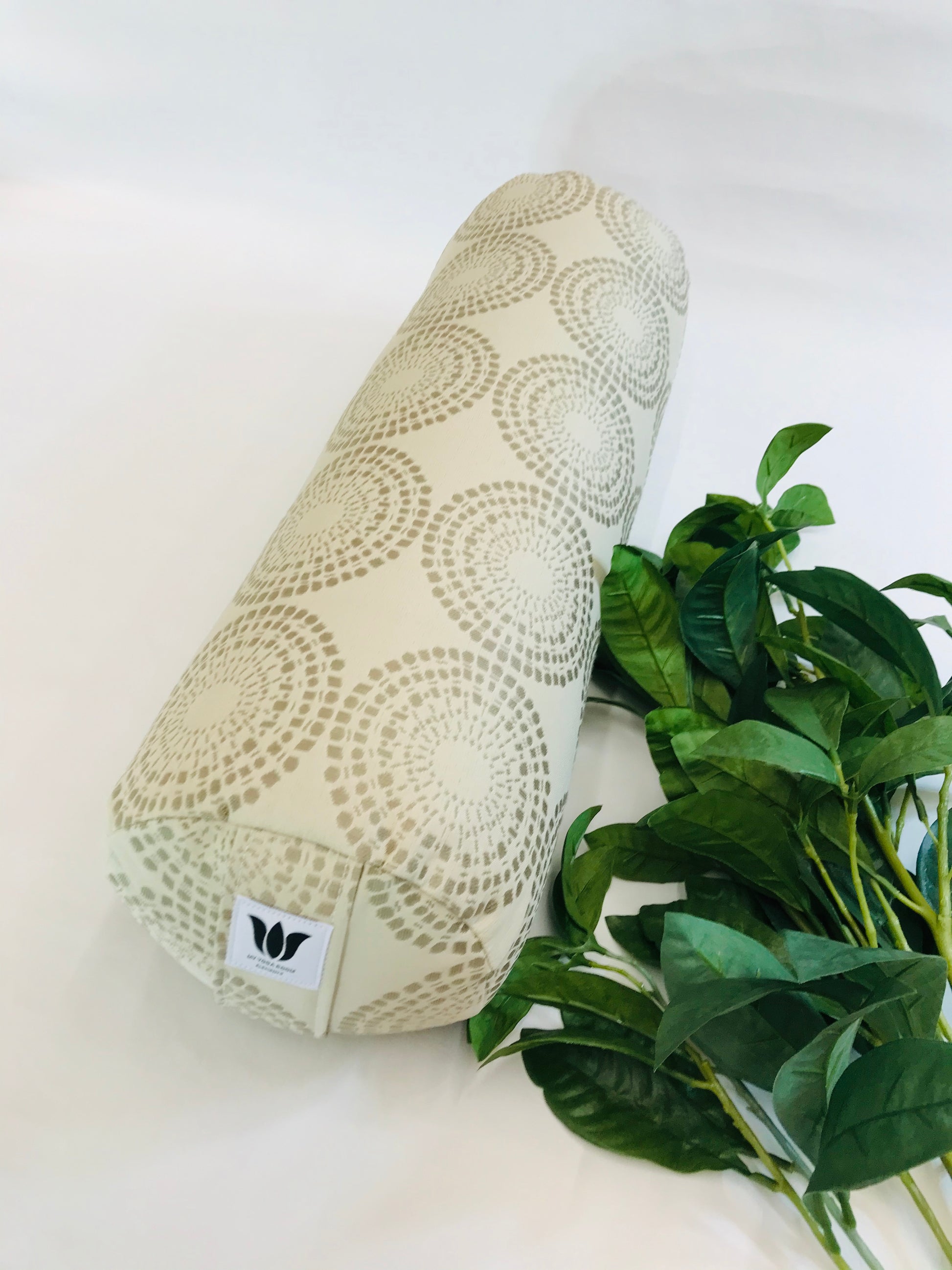 Round Yoga Bolster, made in canada by yoga teacher