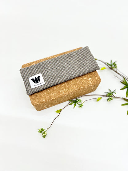 Eye Pillow | Blue Herringbone