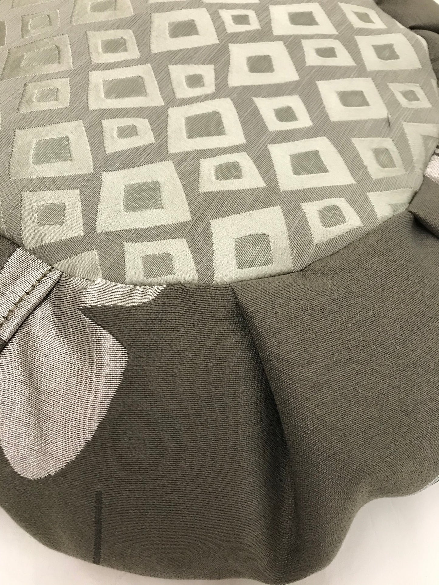 Meditation Cushion | Grey Modern Graphic