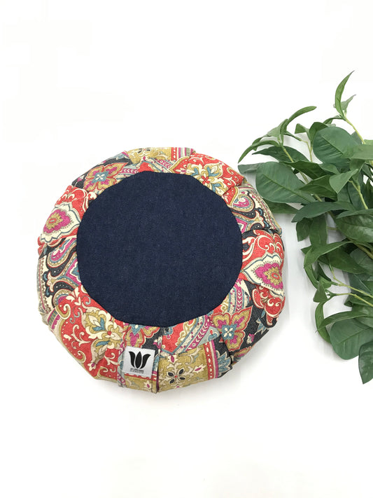 Meditation Cushion | Blue Denim Bright