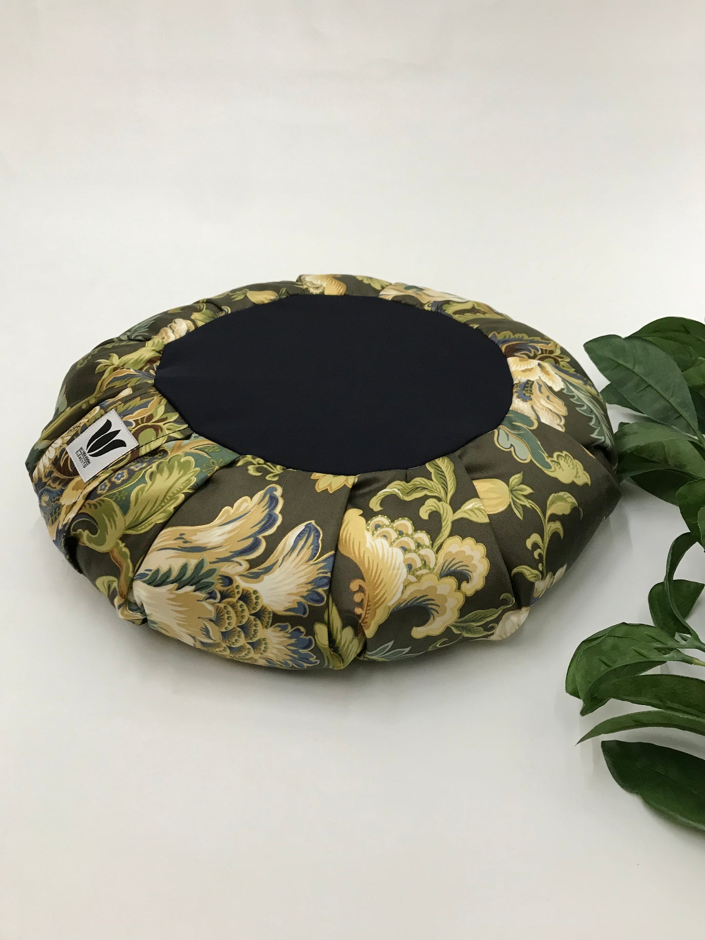 Meditation Cushion | Green Floral