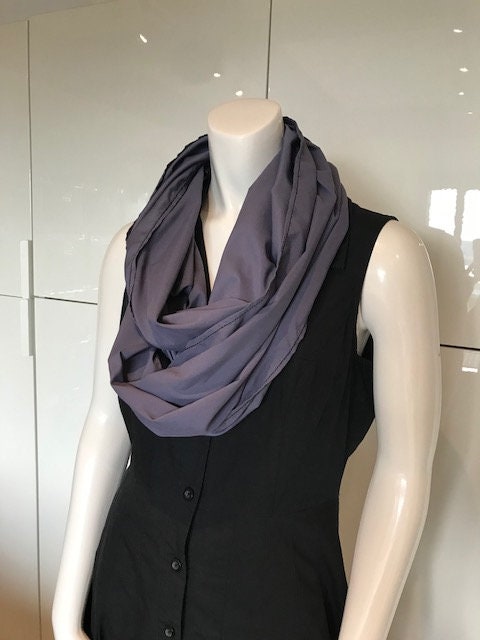 Turn your infinity scarf into a support for your meditation practice, quick snap and adjust to align the spine and sit in comfort. Created by My Yoga Room Elements and produced in Canada. Solid Purple