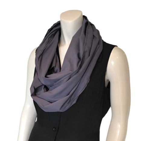 Turn your infinity scarf into a support for your meditation practice, quick snap and adjust to align the spine and sit in comfort. Created by My Yoga Room Elements and produced in Canada. Solid Purple