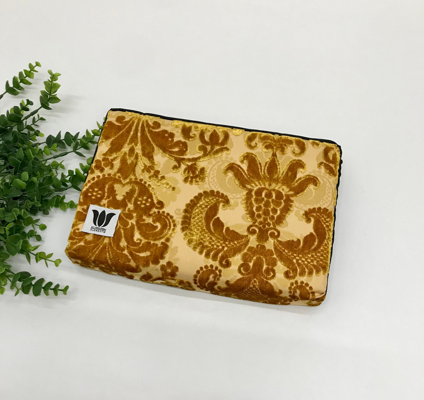Yoga Block | Gold & Black Plush