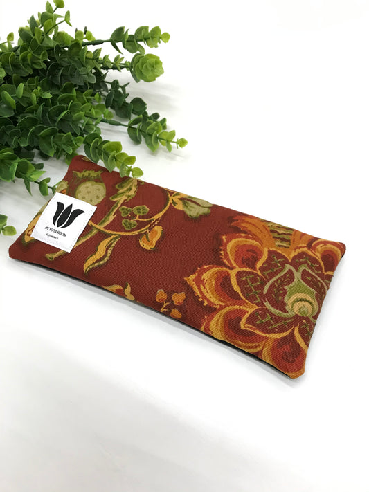 Red Lotus Linen | Luxury Eye Pillow