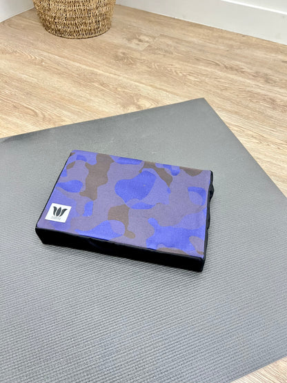 Foam Covered Yoga Block / Brick.  Add 2" of supportive foam to pad your knee or support your pose. Endless options to make this your favorite yoga prop.  Mindfully made in Canada by My Yoga Room Elements